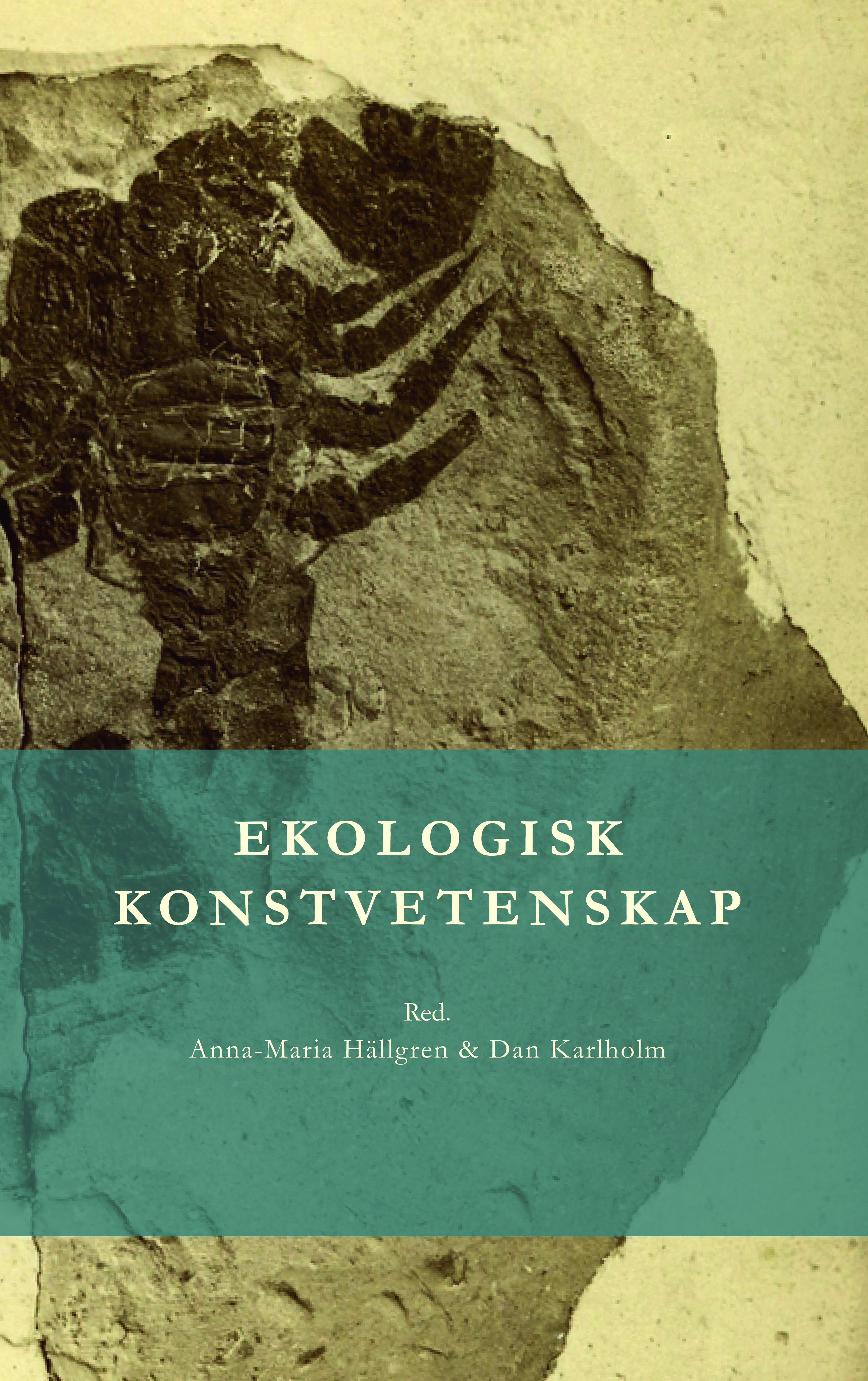 book cover with fossil