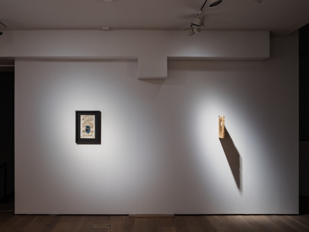 'Starfish and Citrus Thorn (Immunity requirements for military service)', 2021, and 'Swallowimage (verso woman with skull and cross, 18th century)', 2025. Photo: Jean-Baptiste Béranger