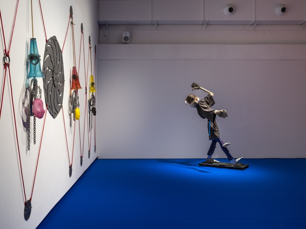 Olof Marsja, "Dancer III", 2023 och "Tidens hjul", 2026. Foto: Jean-Baptiste Béranger. 