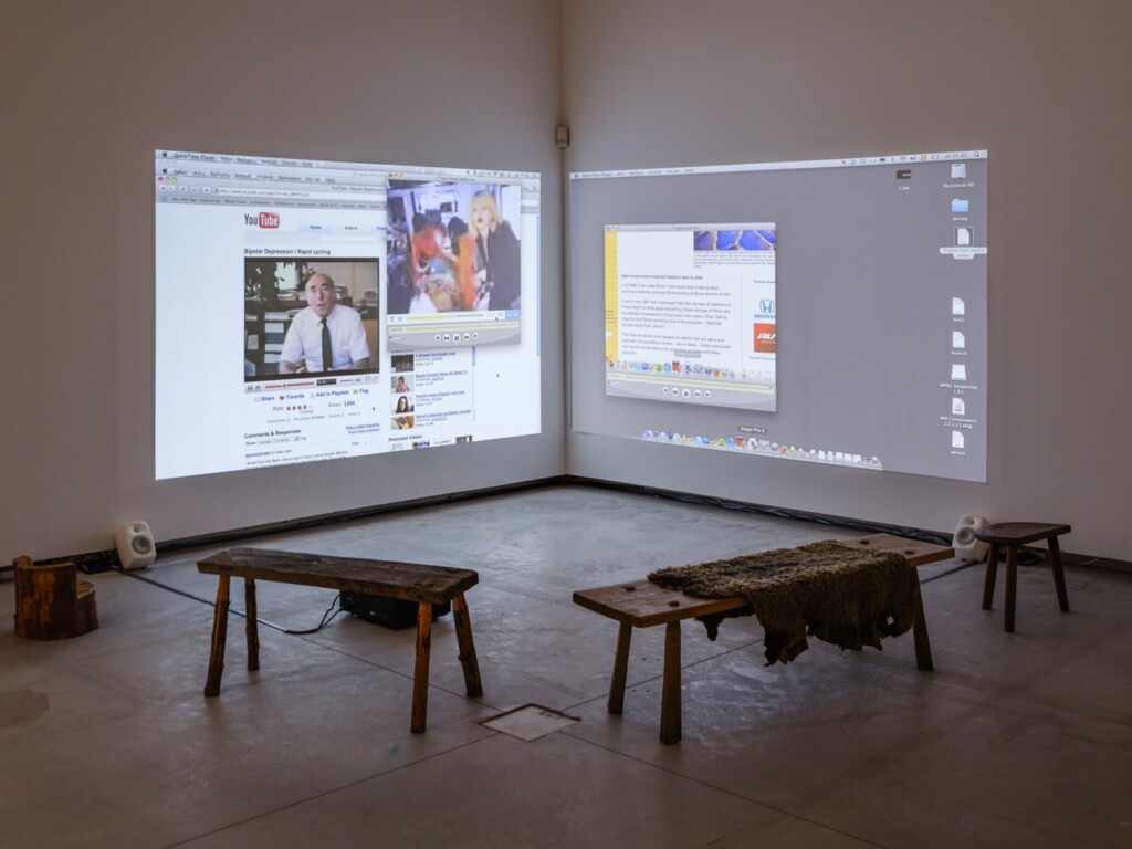 Linnéa Sjöberg, 'Dead Stars', 2009, with temporary objects on loan from the Viking village Gunnes Gård. Photo: Jean-Baptiste Béranger