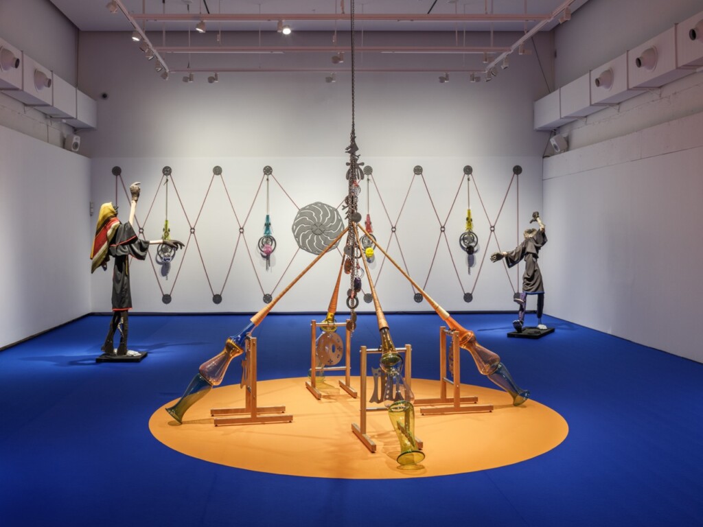 Olof Marsja, 'I min röst bor anden till ett språk' [In my voice dwells the spirit of a language], 2025-2026. Photo: Jean-Baptiste Béranger. 